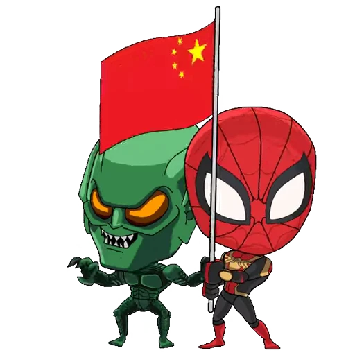 🇨🇳 Стикер «Spiderman and Dr Strange» для Telegram