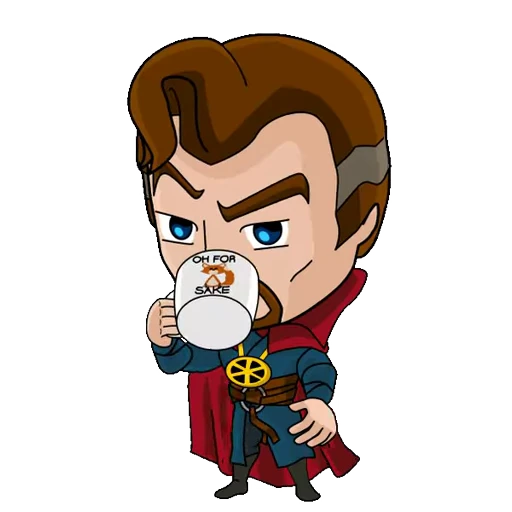 ☕ Стикер «Spiderman and Dr Strange» для Telegram