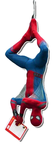 😥 Стикер «Spiderman Back» для Telegram