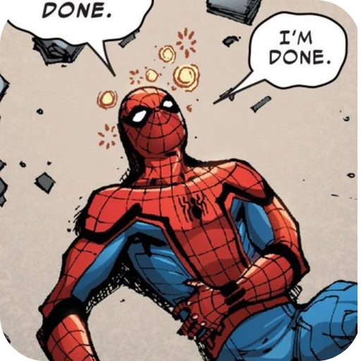 🙂 Стикер «Spider Man Comics» для Telegram