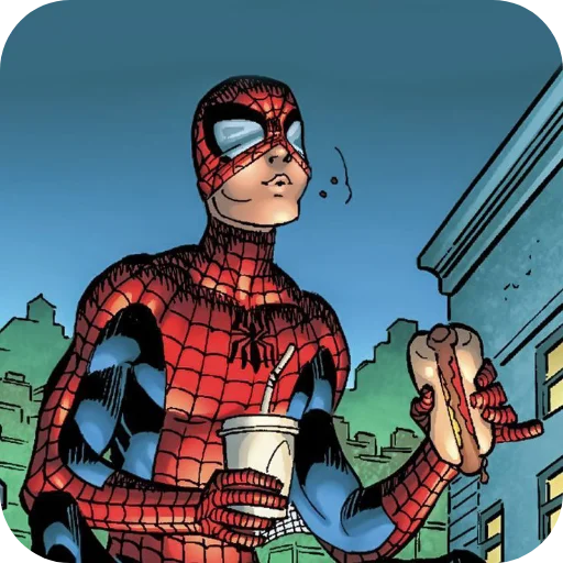 ❤ Стикер «Spider Man Comics» для Telegram