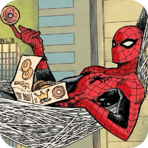 😇 Стикер «Spider Man Comics» для Telegram