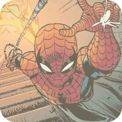 🐦 Стикер «Spider Man Comics» для Telegram