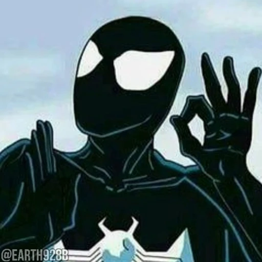 😘 Стикер «СИМБИОТ ПАУК» для Telegram