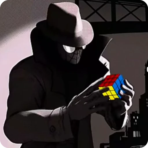 ⚫ Стикер «Spider Man Noir» для Telegram