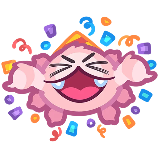 🥳 Стикер «Паучок Пряник» для Telegram