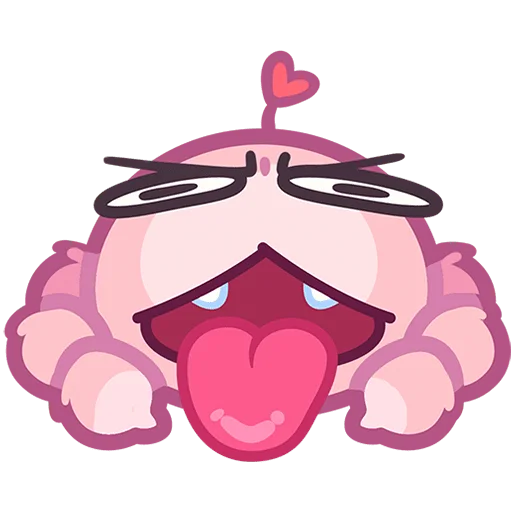😛 Стикер «Паучок Пряник» для Telegram