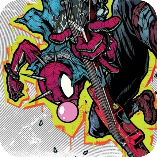🔥 Стикер «Spider Punk» для Telegram