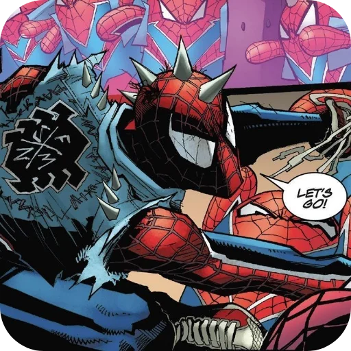😈 Стикер «Spider Punk» для Telegram