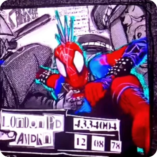 🔴 Стикер «Spider Punk» для Telegram