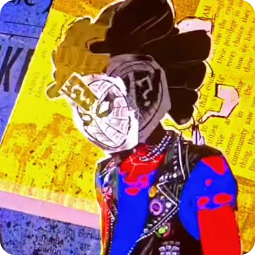 🔴 Стикер «Spider Punk» для Telegram