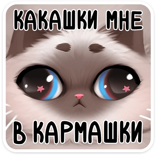 🕷️ Стикер «Паушка сплетёт паутинку в вашем кармашке и будет там мурчать» для Telegram