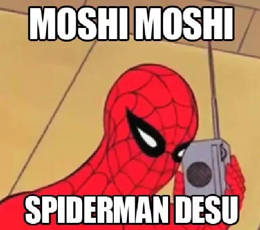 📱 Стикер «Spidey» для Telegram