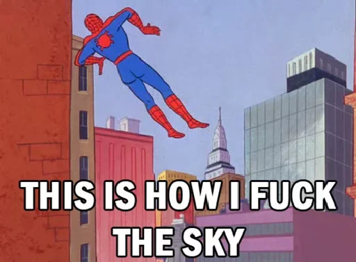 🏙 Стикер «Spidey» для Telegram