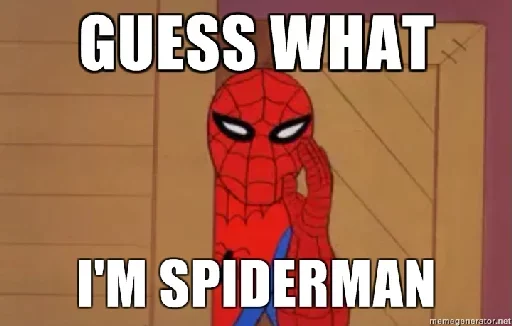 🤐 Стикер «Spidey» для Telegram