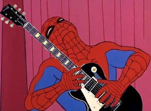 🎸 Стикер «Spidey» для Telegram