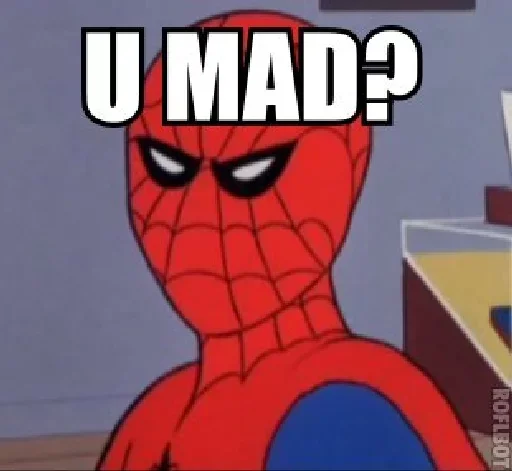 😒 Стикер «Spidey» для Telegram