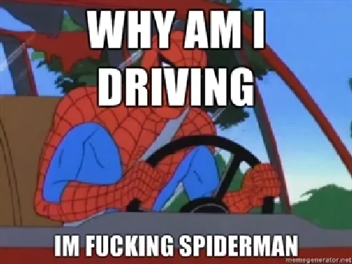 🚙 Стикер «Spidey» для Telegram