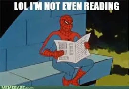 📰 Стикер «Spidey» для Telegram