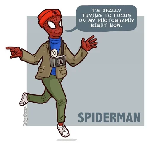🏃 Стикер «Spidey» для Telegram