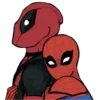 🫂 Эмодзи «˚spideypool ! – ⋆» для Telegram