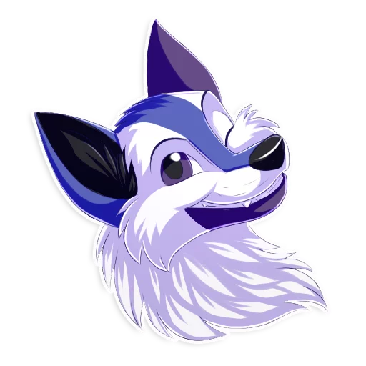 😉 Стикер «SpidyTheWolfy» для Telegram