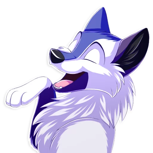 😂 Стикер «SpidyTheWolfy» для Telegram