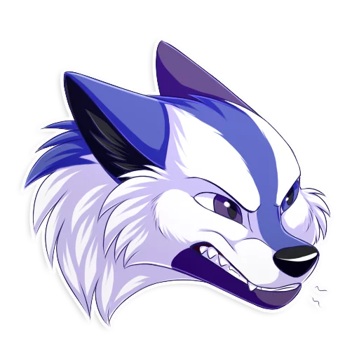 🤬 Стикер «SpidyTheWolfy» для Telegram