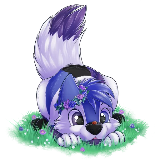 🐞 Стикер «SpidyTheWolfy» для Telegram