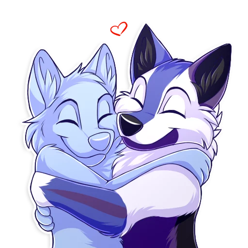🤗 Стикер «SpidyTheWolfy» для Telegram