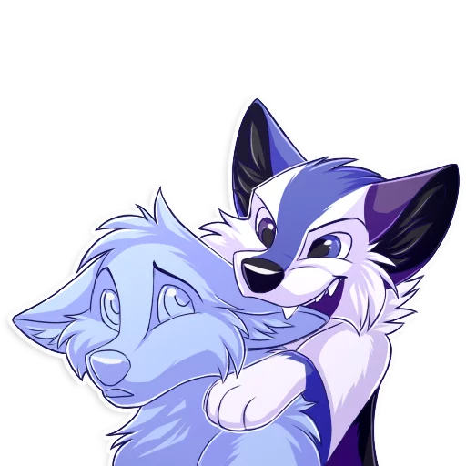 😋 Стикер «SpidyTheWolfy» для Telegram