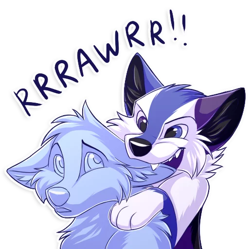 😋 Стикер «SpidyTheWolfy» для Telegram