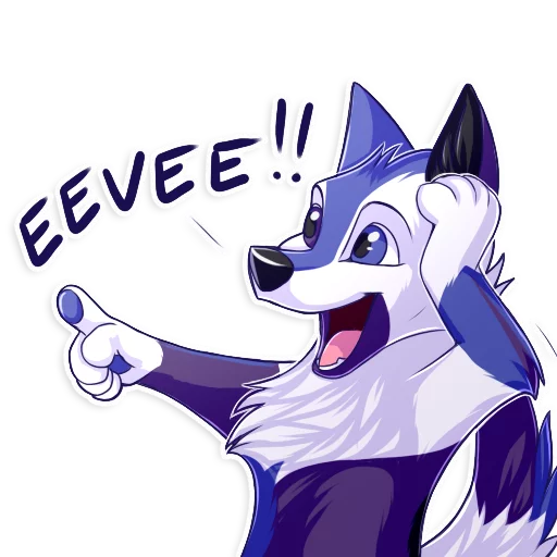 😋 Стикер «SpidyTheWolfy» для Telegram