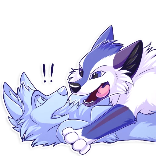 😋 Стикер «SpidyTheWolfy» для Telegram
