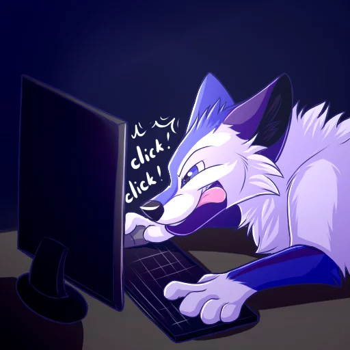 💻 Стикер «SpidyTheWolfy» для Telegram