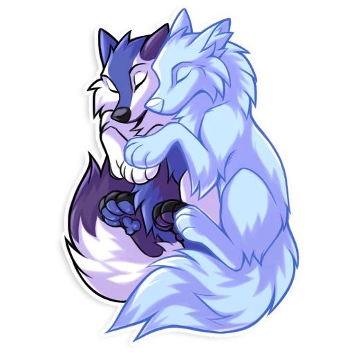 🫂 Стикер «SpidyTheWolfy» для Telegram