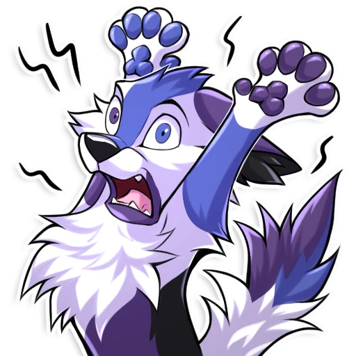 🙀 Стикер «SpidyTheWolfy» для Telegram