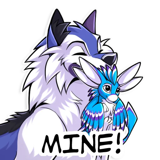 👐 Стикер «SpidyTheWolfy» для Telegram