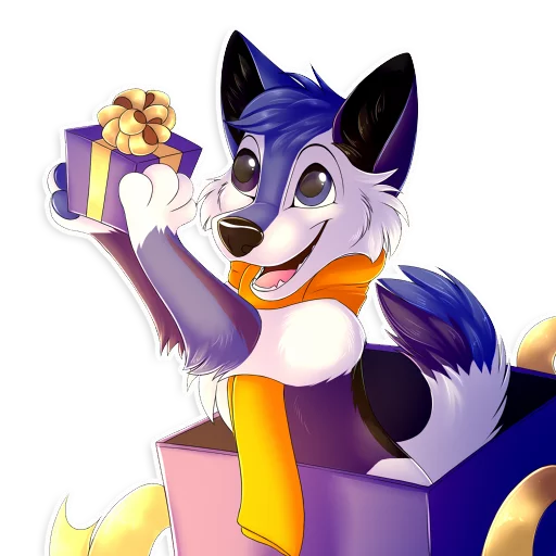 😋 Стикер «SpidyTheWolfy» для Telegram