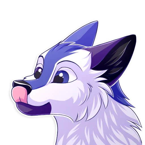 😋 Стикер «SpidyTheWolfy» для Telegram