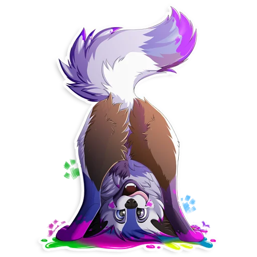 🤪 Стикер «SpidyTheWolfy» для Telegram