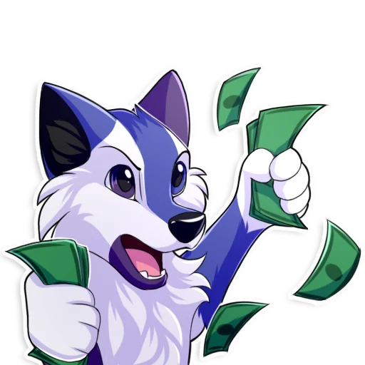 💰 Стикер «SpidyTheWolfy» для Telegram