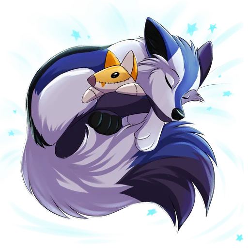 😋 Стикер «SpidyTheWolfy» для Telegram