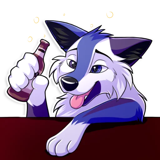 🍸 Стикер «SpidyTheWolfy» для Telegram