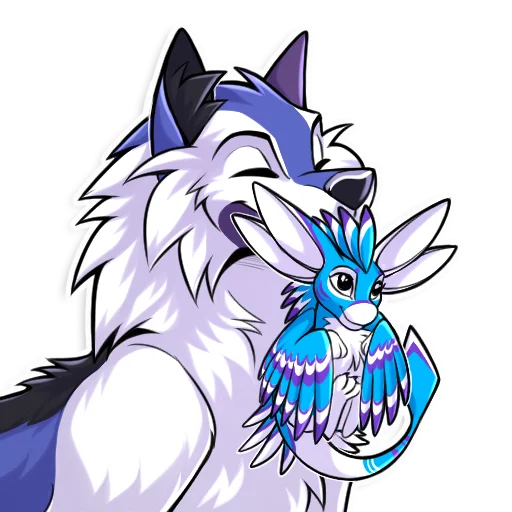 👐 Стикер «SpidyTheWolfy» для Telegram