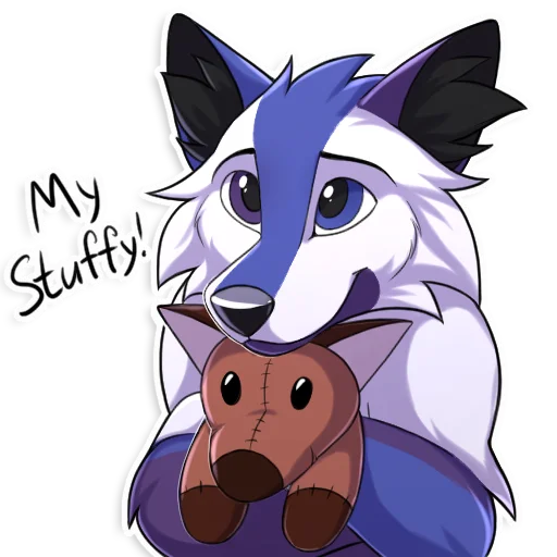 🐶 Стикер «SpidyTheWolfy» для Telegram