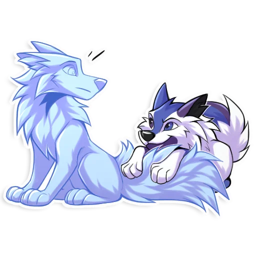 😋 Стикер «SpidyTheWolfy» для Telegram