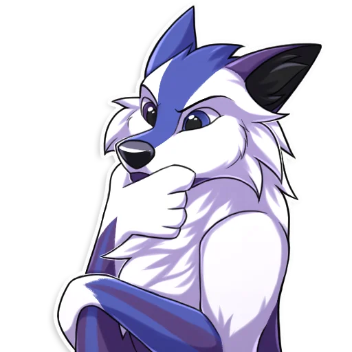 🤔 Стикер «SpidyTheWolfy» для Telegram