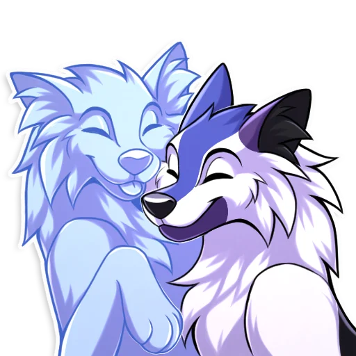 🫂 Стикер «SpidyTheWolfy» для Telegram