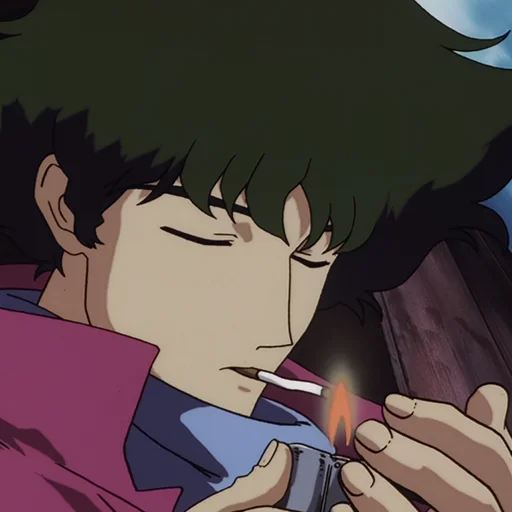 🚬 Стикер «Spike Spiegel» для Telegram